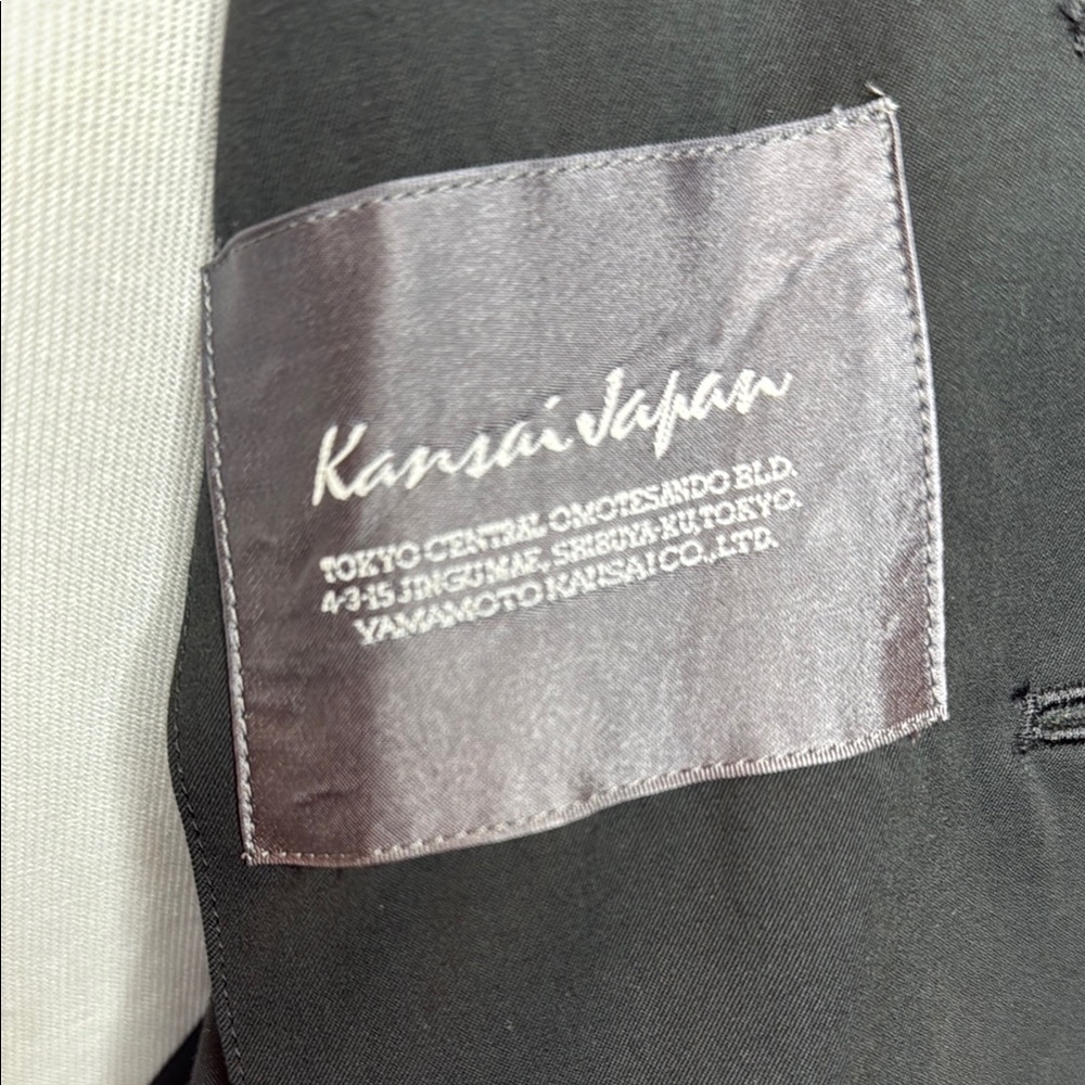 Black Embroidered Button-Up Jacket - Picture 2 of 4